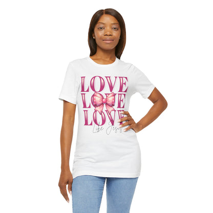 Love Like Jesus Tee, Cute Christian Shirt, Inspirational Tee, Gift for Her, Faith-Based Fashion, Summer Outfit