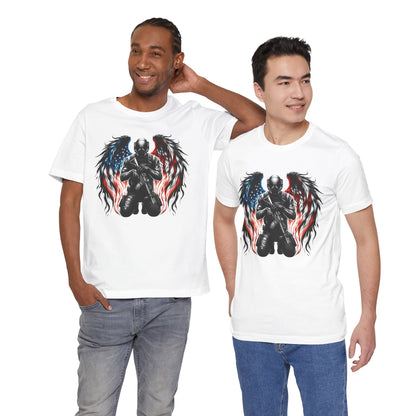 Patriotic Soldier with Angel Tee