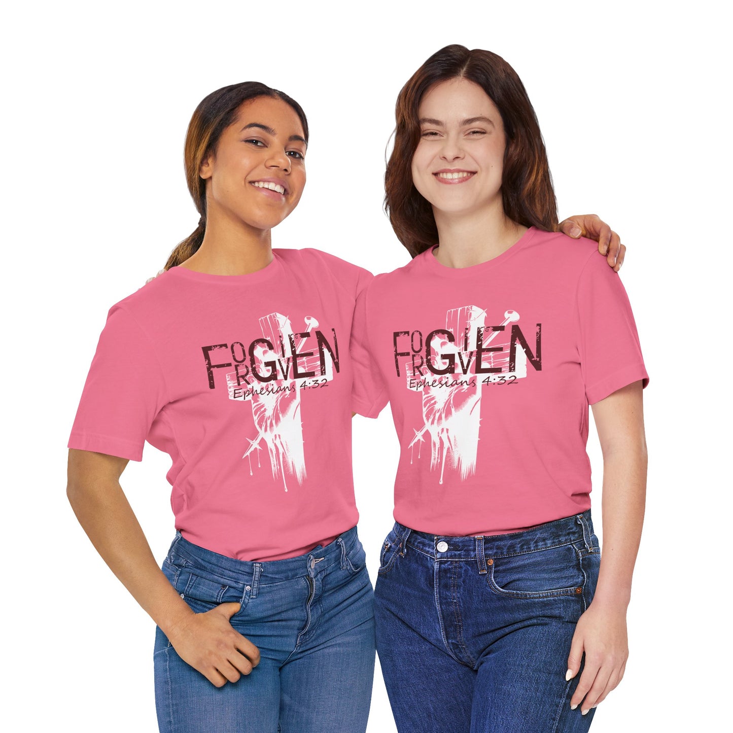 Forgiven Unisex Tee, Christian Shirt, Religious Gift, Faith Apparel, Men's Women's Tshirt