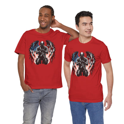 Patriotic Soldier with Angel Tee