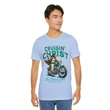 Christian Unisex Tee - Cruisin' with Christ Design