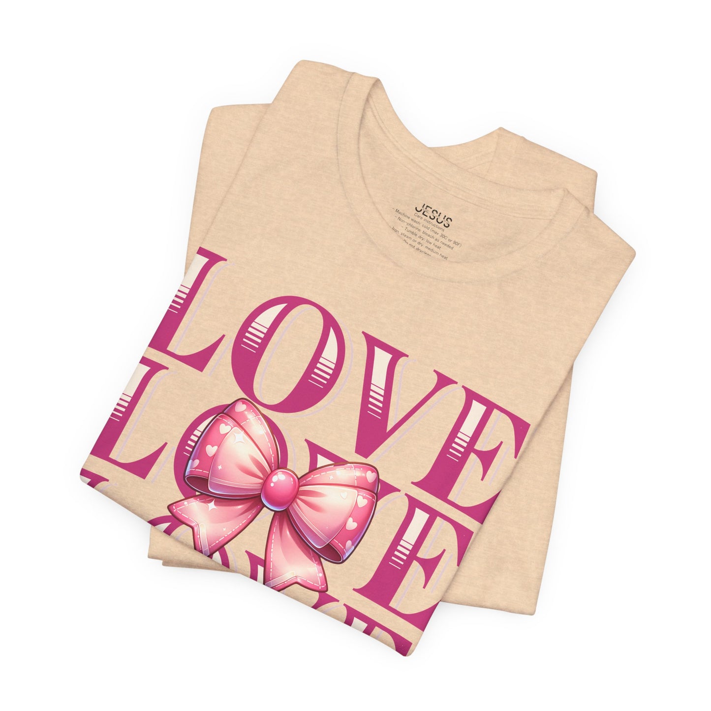 Love Like Jesus Tee, Cute Christian Shirt, Inspirational Tee, Gift for Her, Faith-Based Fashion, Summer Outfit