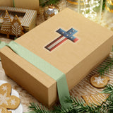 Sticker- USA Cross Design