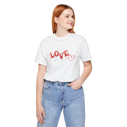 Love Like Jesus T-Shirt, Christian Religious Tee, Inspirational Shirt, Faith Gift, Unisex Jersey, Short Sleeve Top