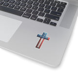 Sticker- USA Cross Design