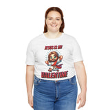 Jesus is my Valentine Great Gift for Him or Her Jersey Short Sleeve Tee, Love Tee, Romantic Shirt, Couples Shirt