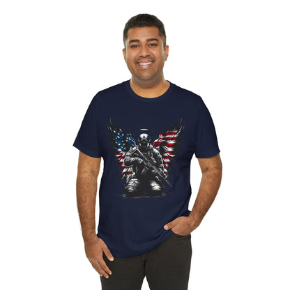 Patriotic Soldier with HaloT-shirt