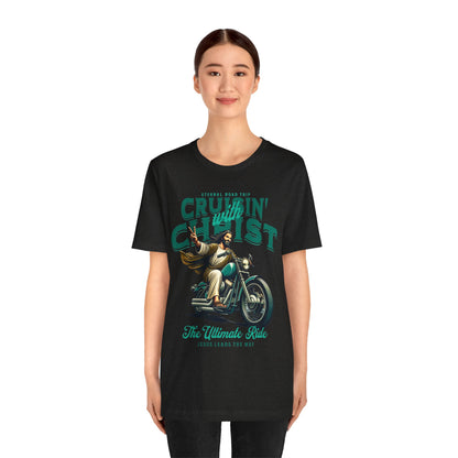 Christian Unisex Tee - Cruisin' with Christ Design