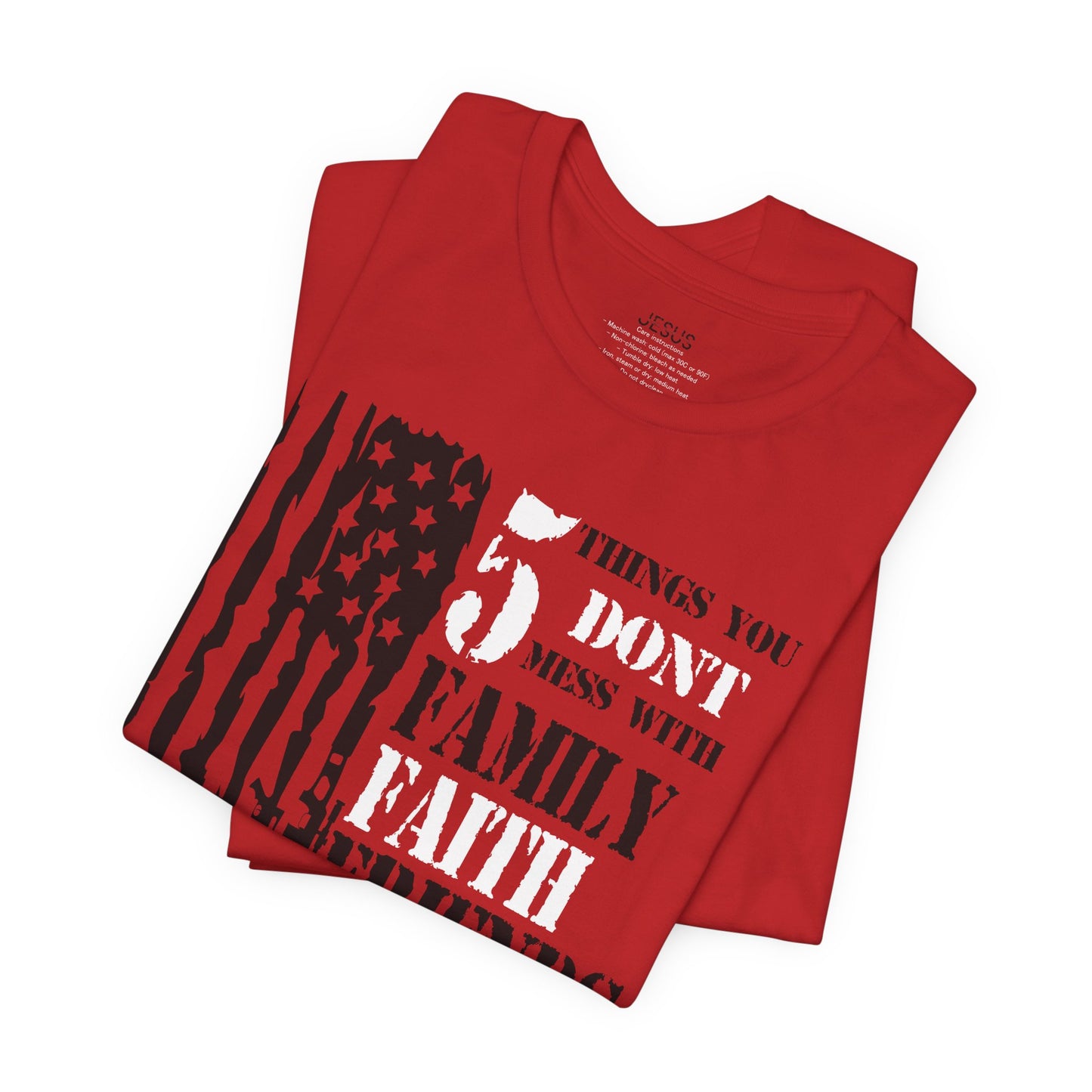 Patriotic Tee Shirt, USA Flag Faith Family Friends Graphic Unisex Jersey, Patriotic Shirt, American Apparel, Patriotic Clothing, Patriotic