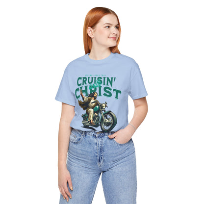 Christian Unisex Tee - Cruisin' with Christ Design