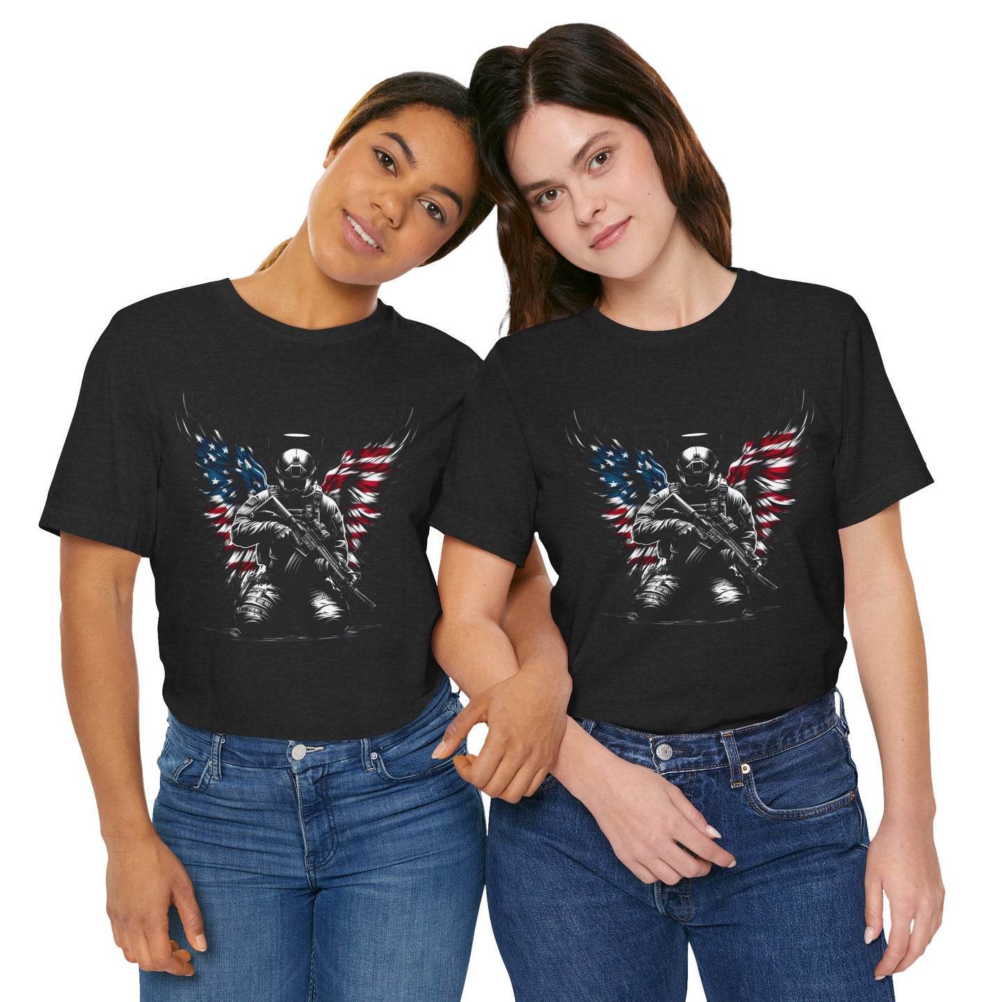 Patriotic Soldier with HaloT-shirt