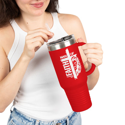 Travel Mug - Man of Faith Design Insulated 40oz
