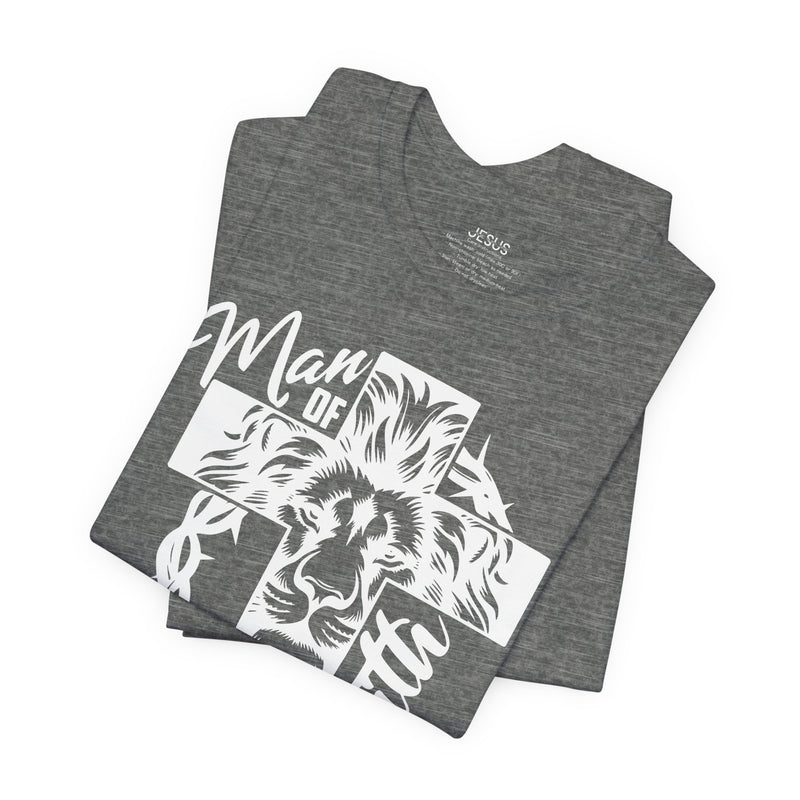 Man of Faith Unisex Jersey Short Sleeve Tee