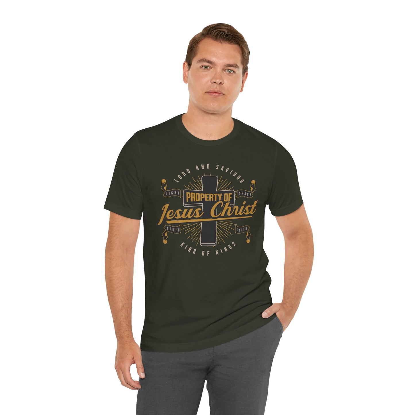 Christian Unisex Tee - Property of Jesus Christ Shirt