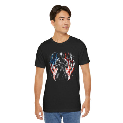 Patriotic Soldier with Angel Tee