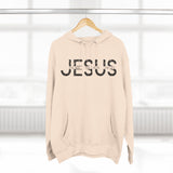 Religious Christian Three-Panel Fleece Hoodie, Bible Quote Sweatshirt, Christian Apparel, Religious Gift, Jesus Hoodie, Christian Clothing