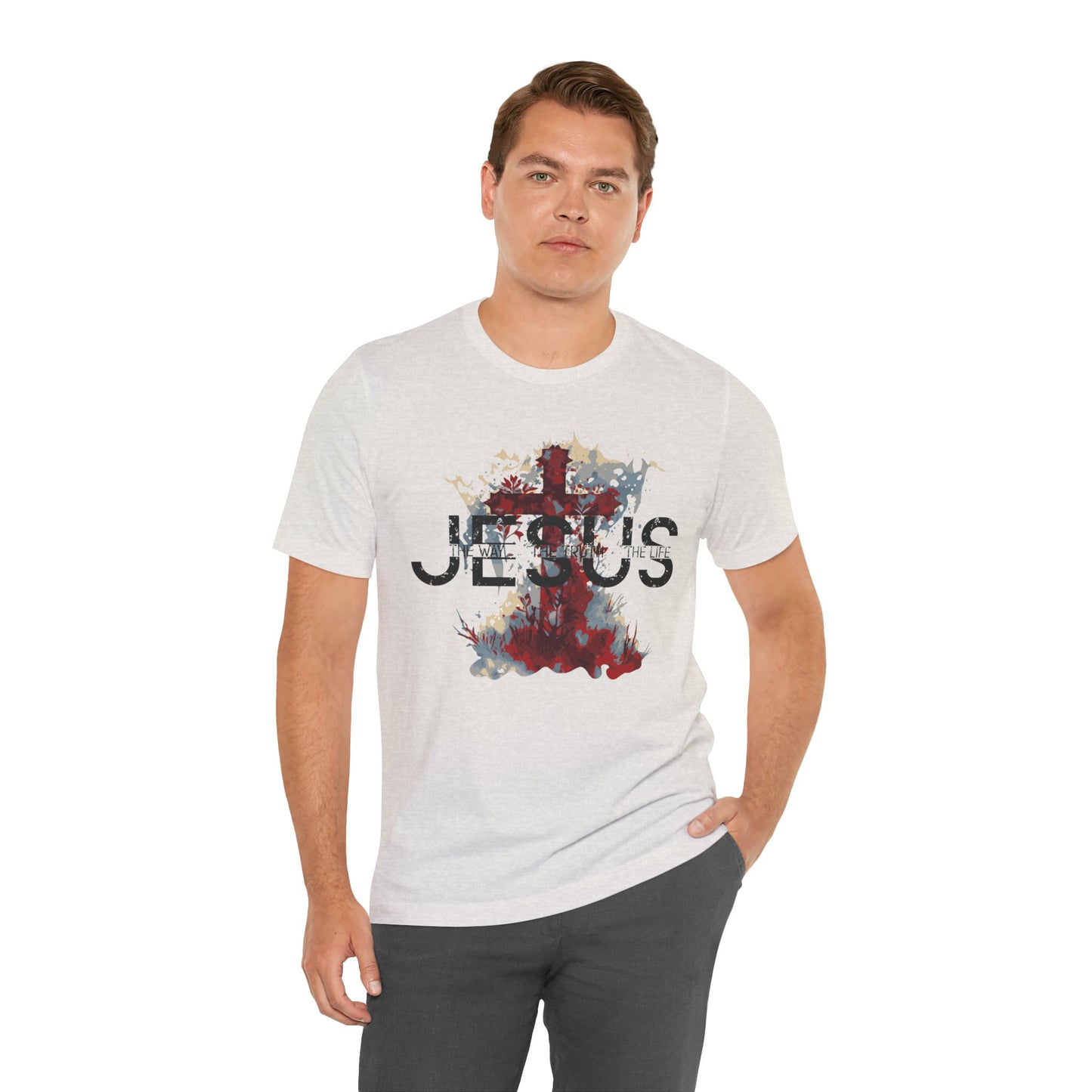 Divine Inspiration: The Way, The Truth, The Life Tee, Jesus Shirt, Religious Graphic Tee, Faith Apparel