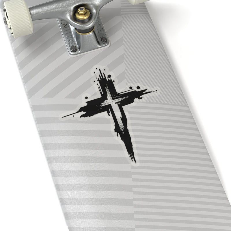 Stickers - Cross Water Mark Design for Faithful Christians