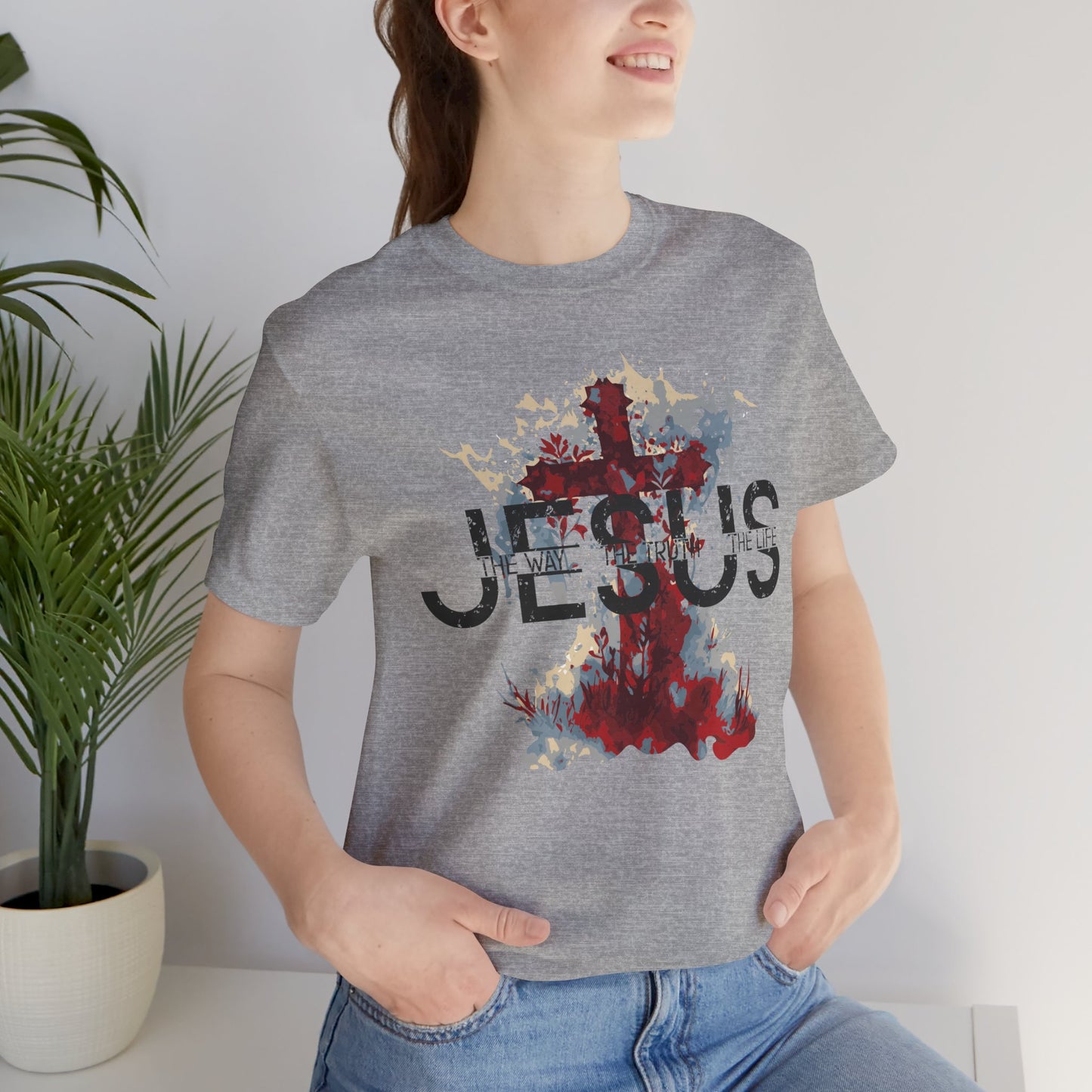 Divine Inspiration: The Way, The Truth, The Life Tee, Jesus Shirt, Religious Graphic Tee, Faith Apparel