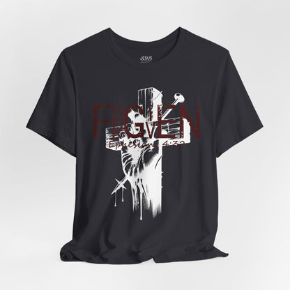 Forgiven Unisex Tee, Christian Shirt, Religious Gift, Faith Apparel, Men's Women's Tshirt