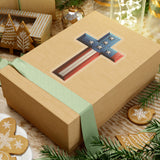 Sticker- USA Cross Design