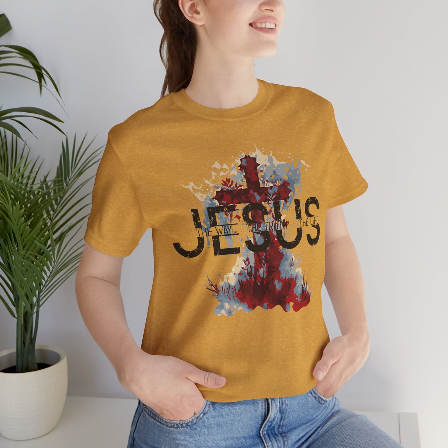 Divine Inspiration: The Way, The Truth, The Life Tee, Jesus Shirt, Religious Graphic Tee, Faith Apparel