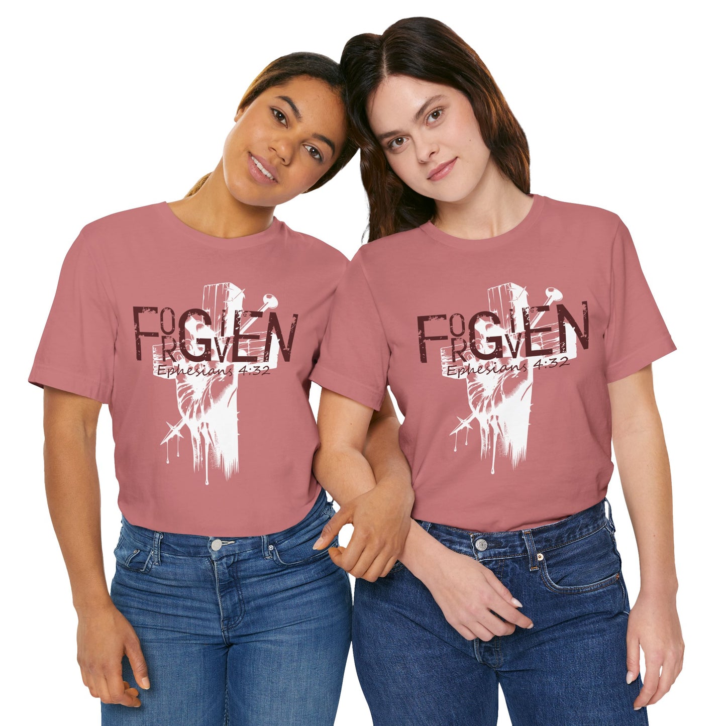 Forgiven Unisex Tee, Christian Shirt, Religious Gift, Faith Apparel, Men's Women's Tshirt