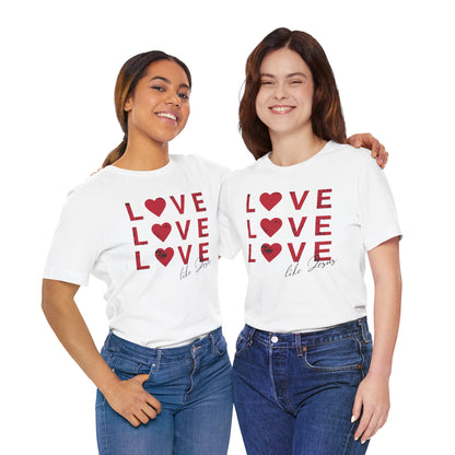 Love Like Jesus T-Shirt, Faith-Based Apparel, Christian Clothing, Inspirational Tee, Gift for Believers