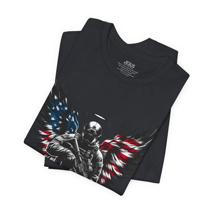 Patriotic Soldier with HaloT-shirt