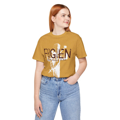 Forgiven Unisex Tee, Christian Shirt, Religious Gift, Faith Apparel, Men's Women's Tshirt