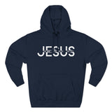Religious Christian Three-Panel Fleece Hoodie, Bible Quote Sweatshirt, Christian Apparel, Religious Gift, Jesus Hoodie, Christian Clothing