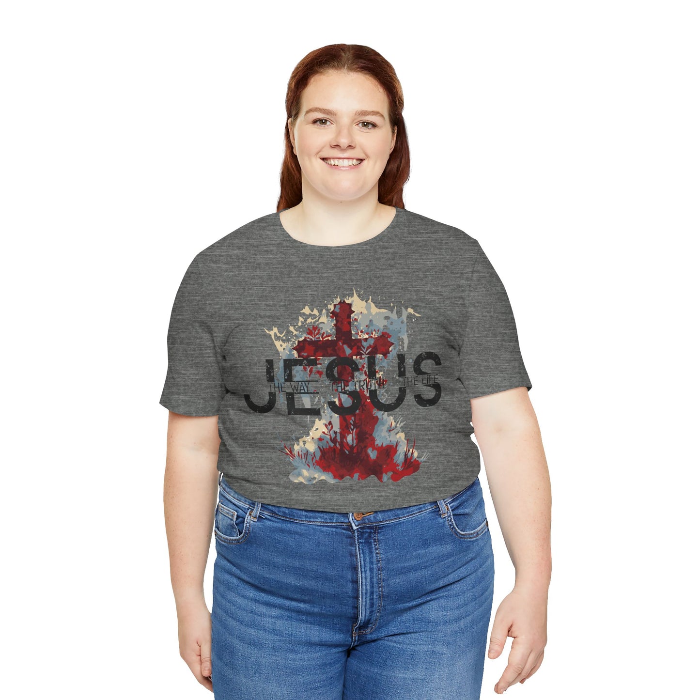 Divine Inspiration: The Way, The Truth, The Life Tee, Jesus Shirt, Religious Graphic Tee, Faith Apparel