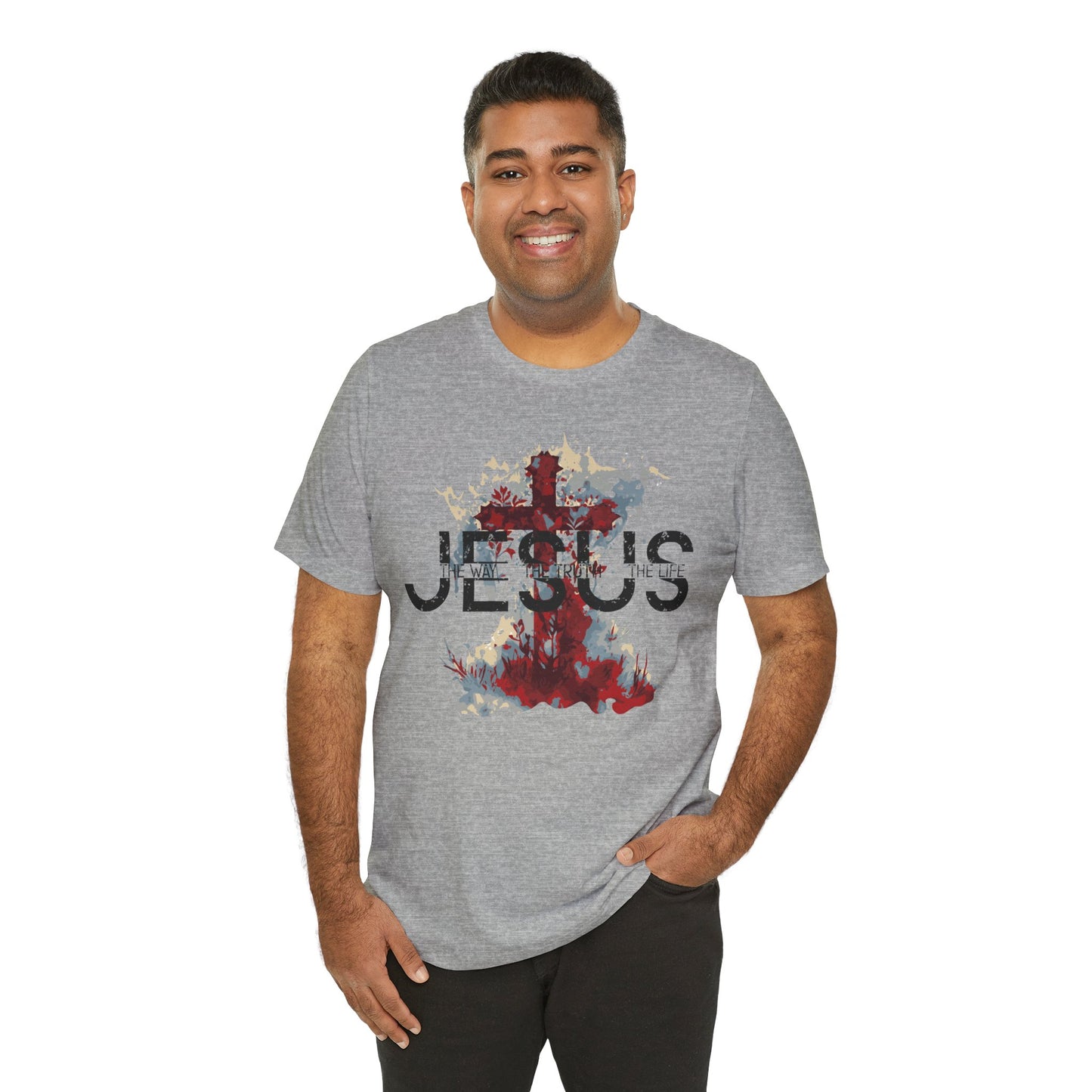 Divine Inspiration: The Way, The Truth, The Life Tee, Jesus Shirt, Religious Graphic Tee, Faith Apparel