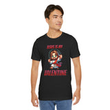 Jesus is my Valentine Great Gift for Him or Her Jersey Short Sleeve Tee, Love Tee, Romantic Shirt, Couples Shirt