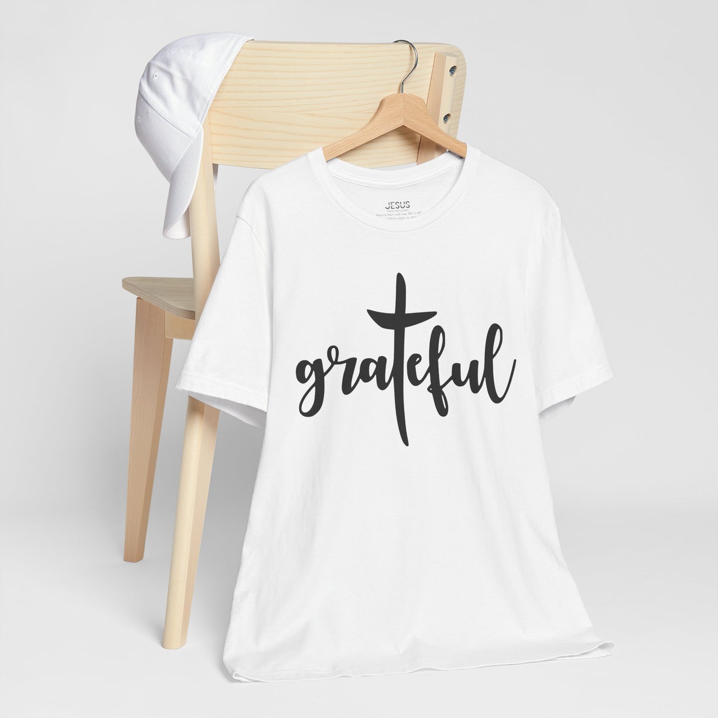 Grateful Cross Unisex Tee, Religious Shirt, Christian T-Shirt, Faith Apparel, Inspirational Top