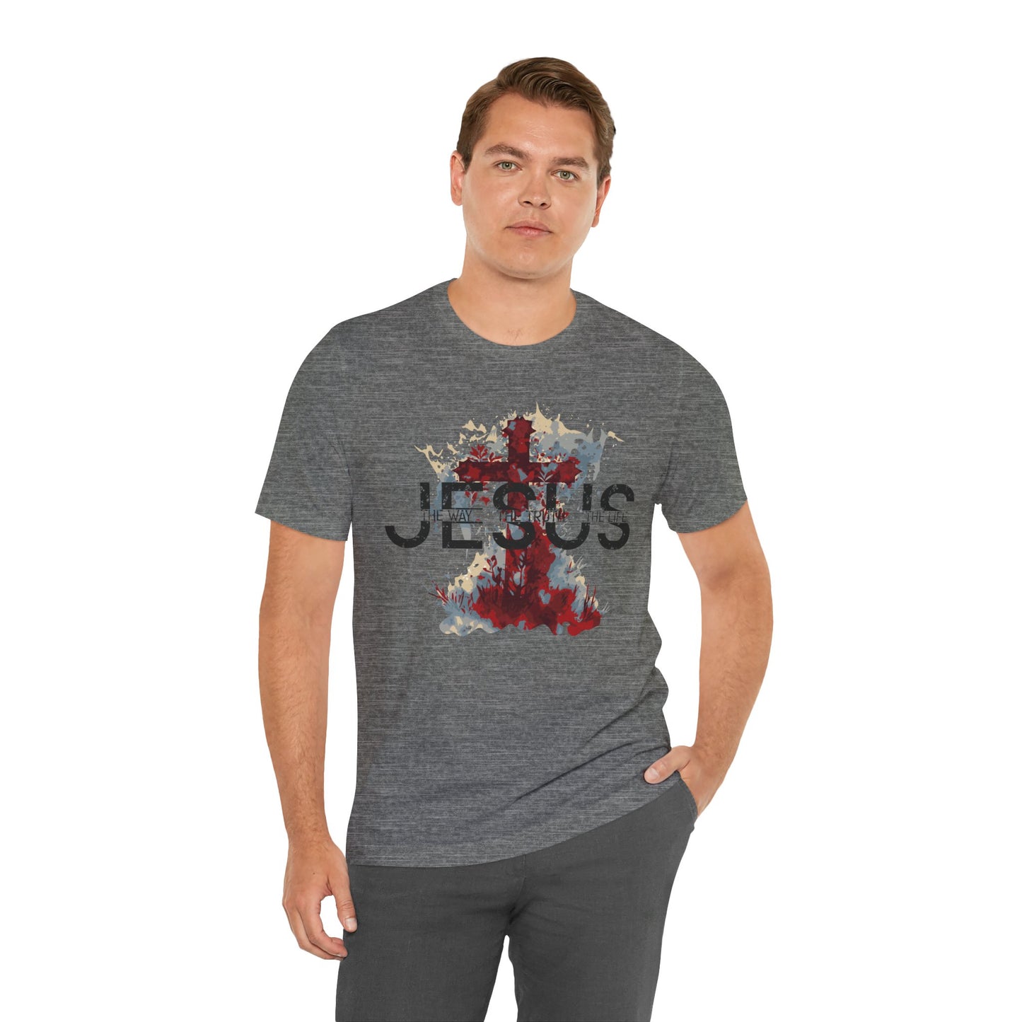 Divine Inspiration: The Way, The Truth, The Life Tee, Jesus Shirt, Religious Graphic Tee, Faith Apparel