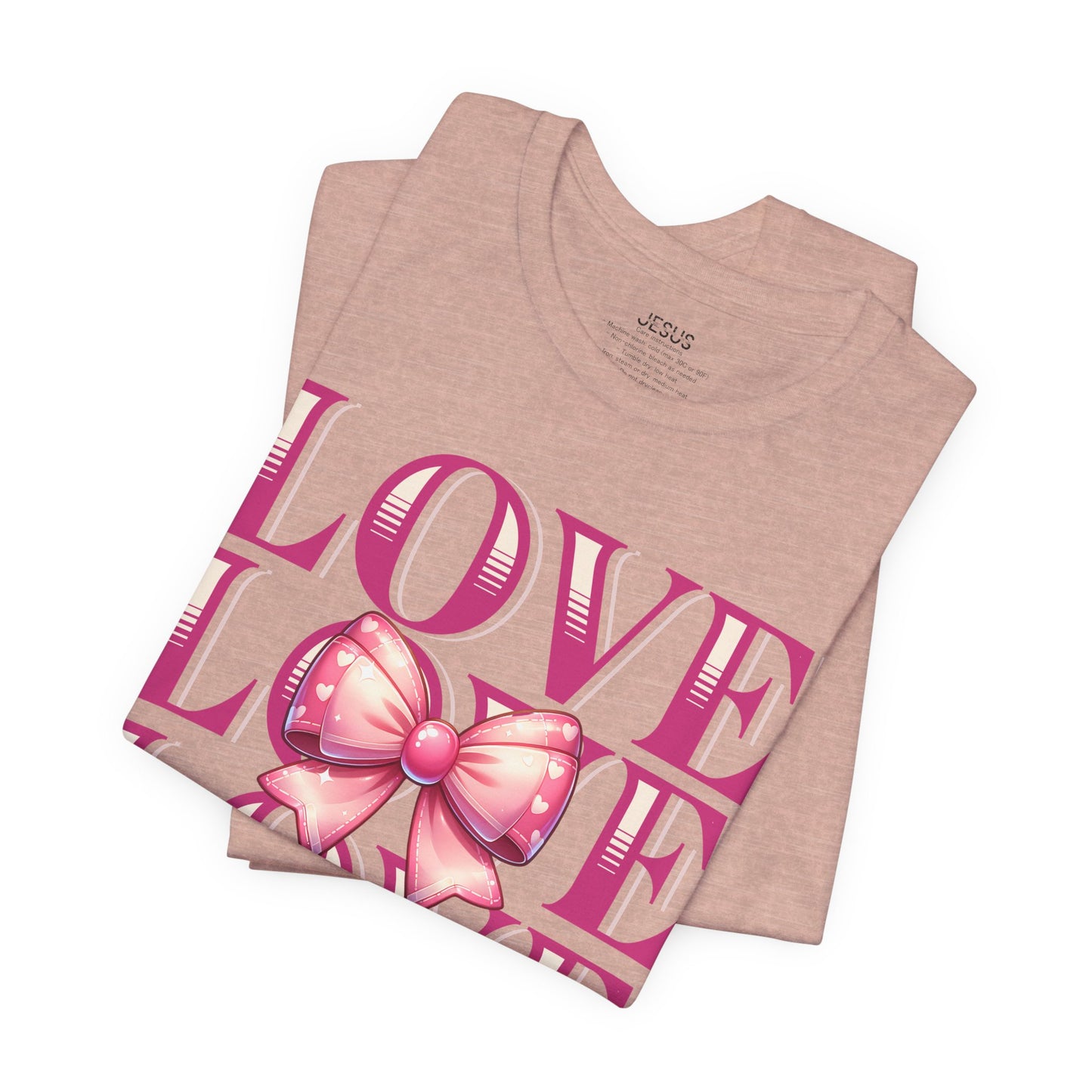 Love Like Jesus Tee, Cute Christian Shirt, Inspirational Tee, Gift for Her, Faith-Based Fashion, Summer Outfit