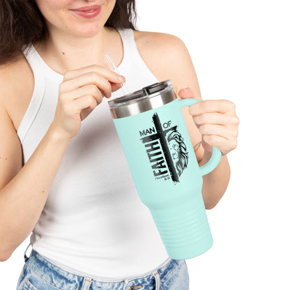 Travel Mug - Man of Faith Design Insulated 40oz