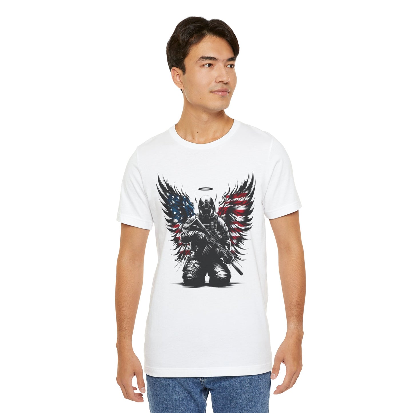 Patriotic Soldier with HaloT-shirt