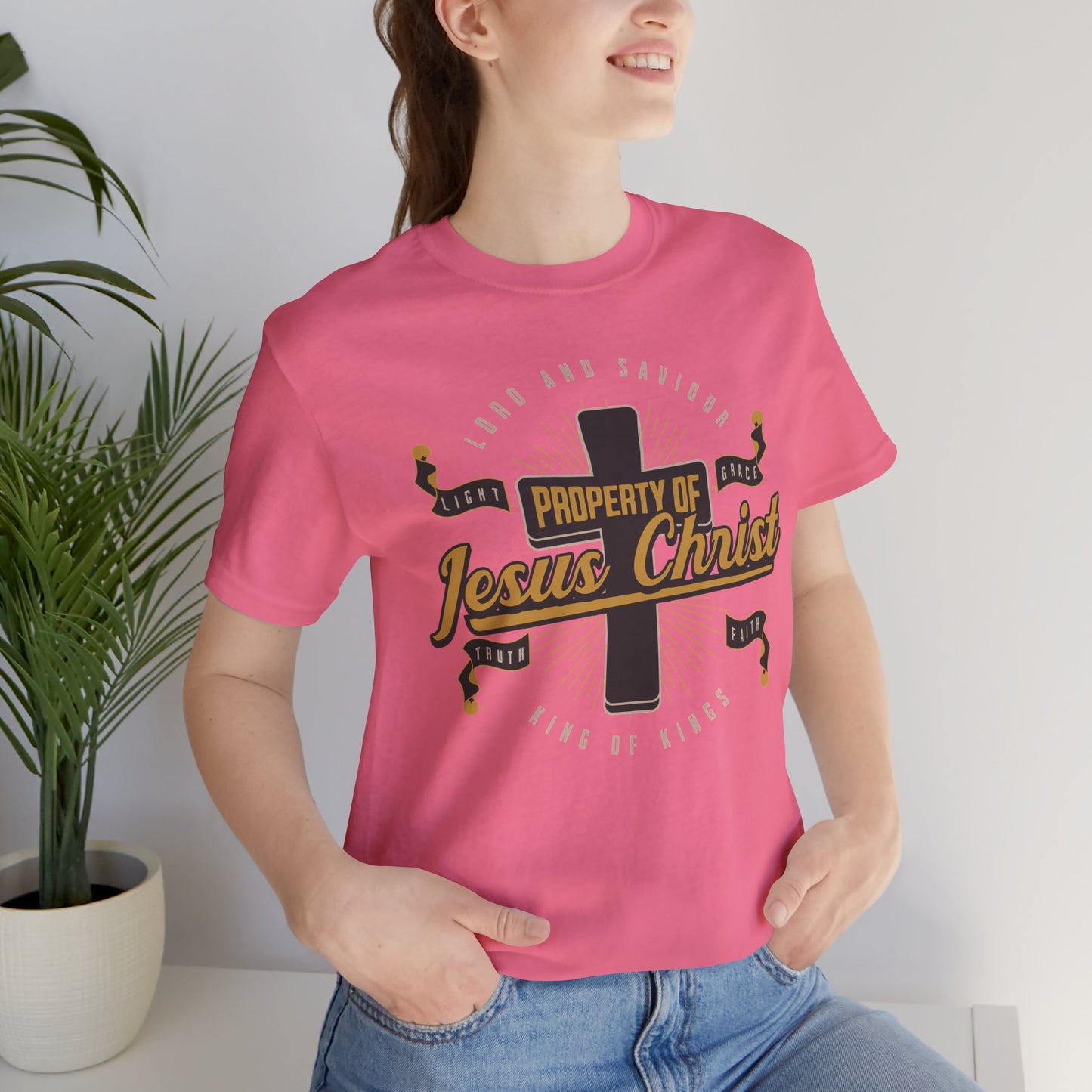 Christian Unisex Tee - Property of Jesus Christ Shirt