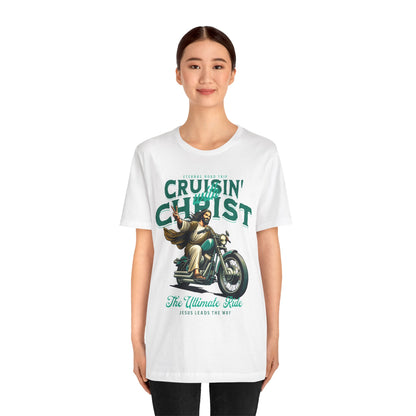 Christian Unisex Tee - Cruisin' with Christ Design