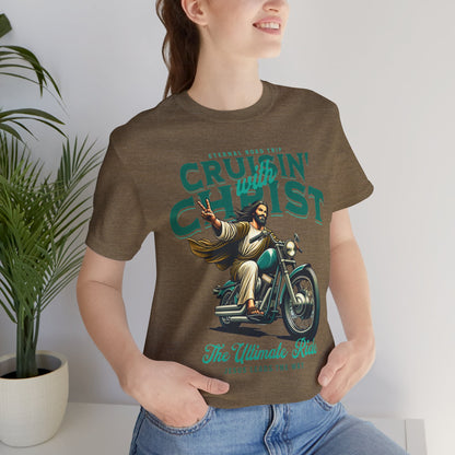 Christian Unisex Tee - Cruisin' with Christ Design