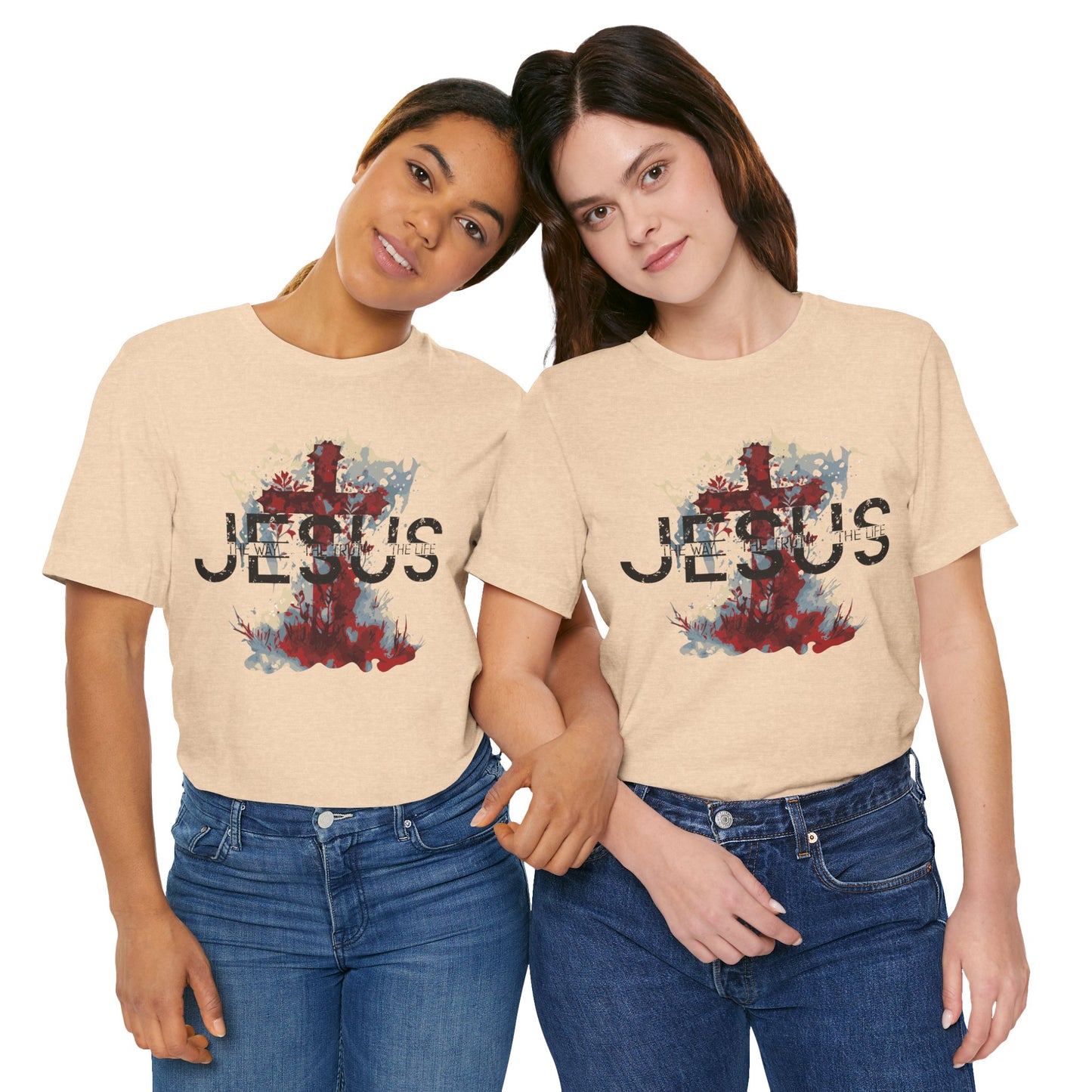 Divine Inspiration: The Way, The Truth, The Life Tee, Jesus Shirt, Religious Graphic Tee, Faith Apparel