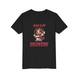 Jesus Is My Valentine Youth Tee, Cute Christian Shirt, Valentine's Day Gift, Kids Graphic Tee, Religious Youth Apparel