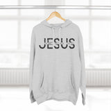 Religious Christian Three-Panel Fleece Hoodie, Bible Quote Sweatshirt, Christian Apparel, Religious Gift, Jesus Hoodie, Christian Clothing
