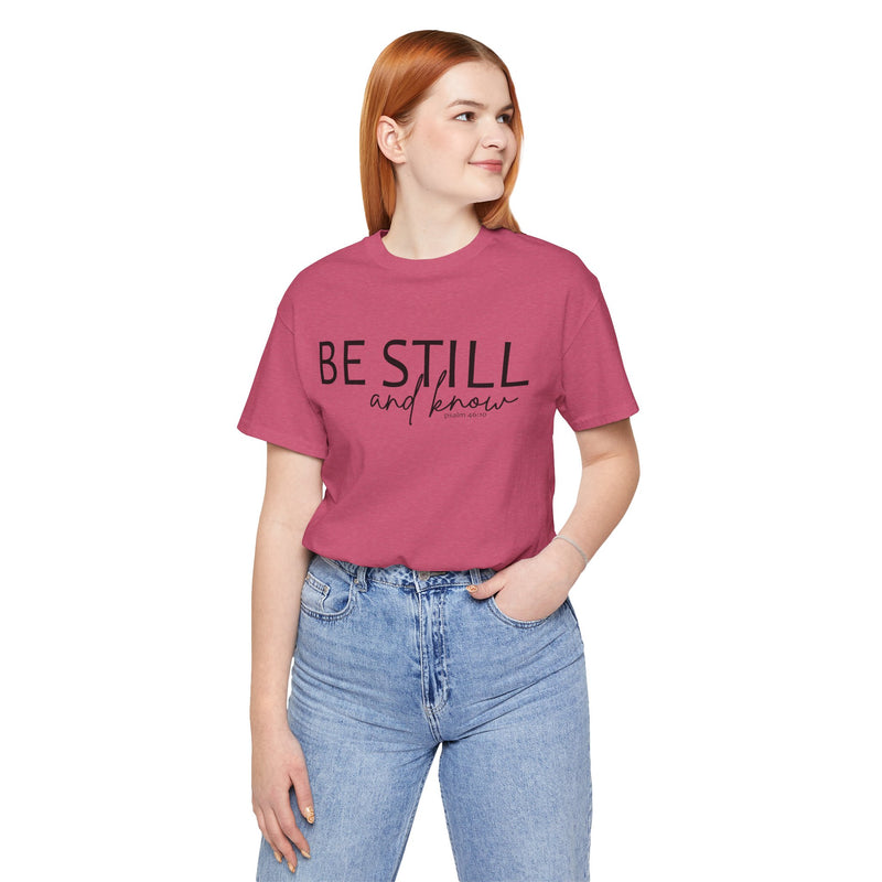 Faith-based Unisex Tee, Christian Apparel, Religious Shirt, Spiritual Gift, Inspirational Graphic Shirt, Comfortable Short Sleeve Top