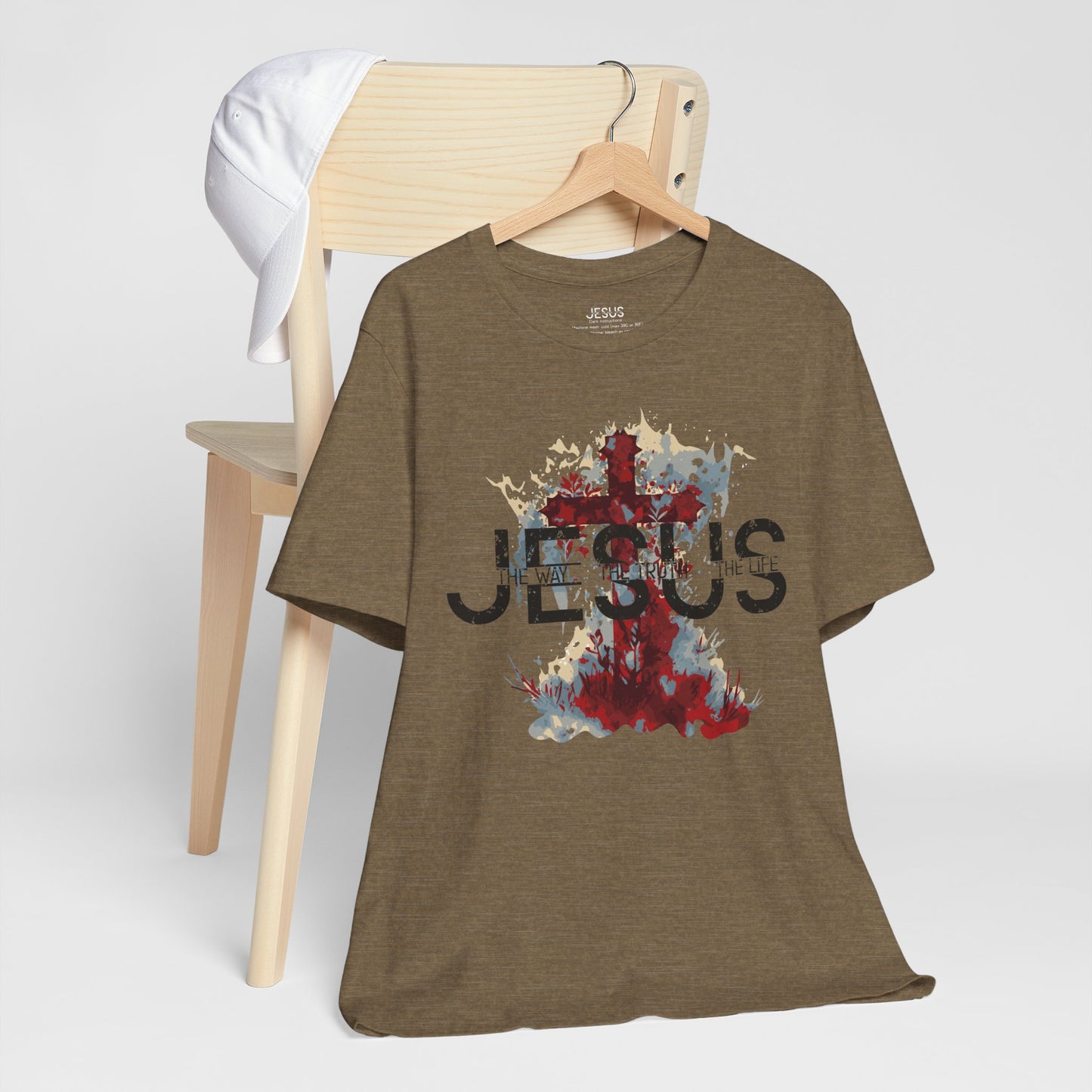 Divine Inspiration: The Way, The Truth, The Life Tee, Jesus Shirt, Religious Graphic Tee, Faith Apparel