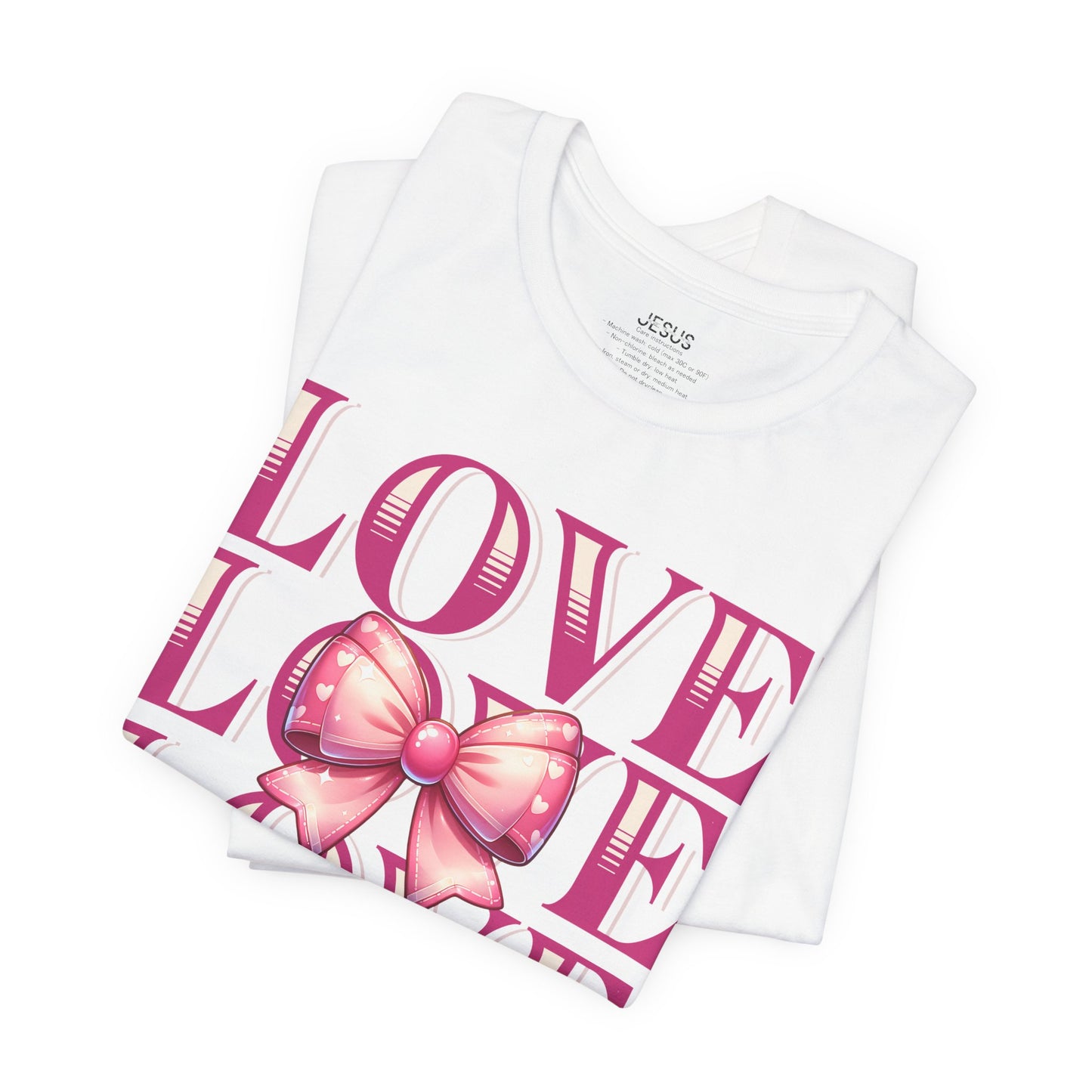 Love Like Jesus Tee, Cute Christian Shirt, Inspirational Tee, Gift for Her, Faith-Based Fashion, Summer Outfit