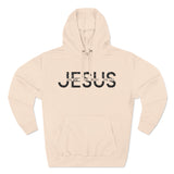 Religious Christian Three-Panel Fleece Hoodie, Bible Quote Sweatshirt, Christian Apparel, Religious Gift, Jesus Hoodie, Christian Clothing