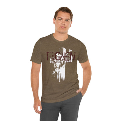 Forgiven Unisex Tee, Christian Shirt, Religious Gift, Faith Apparel, Men's Women's Tshirt